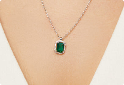 Trending - Shop <br> Gemstone Pendants